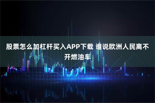 股票怎么加杠杆买入APP下载 谁说欧洲人民离不开燃油车